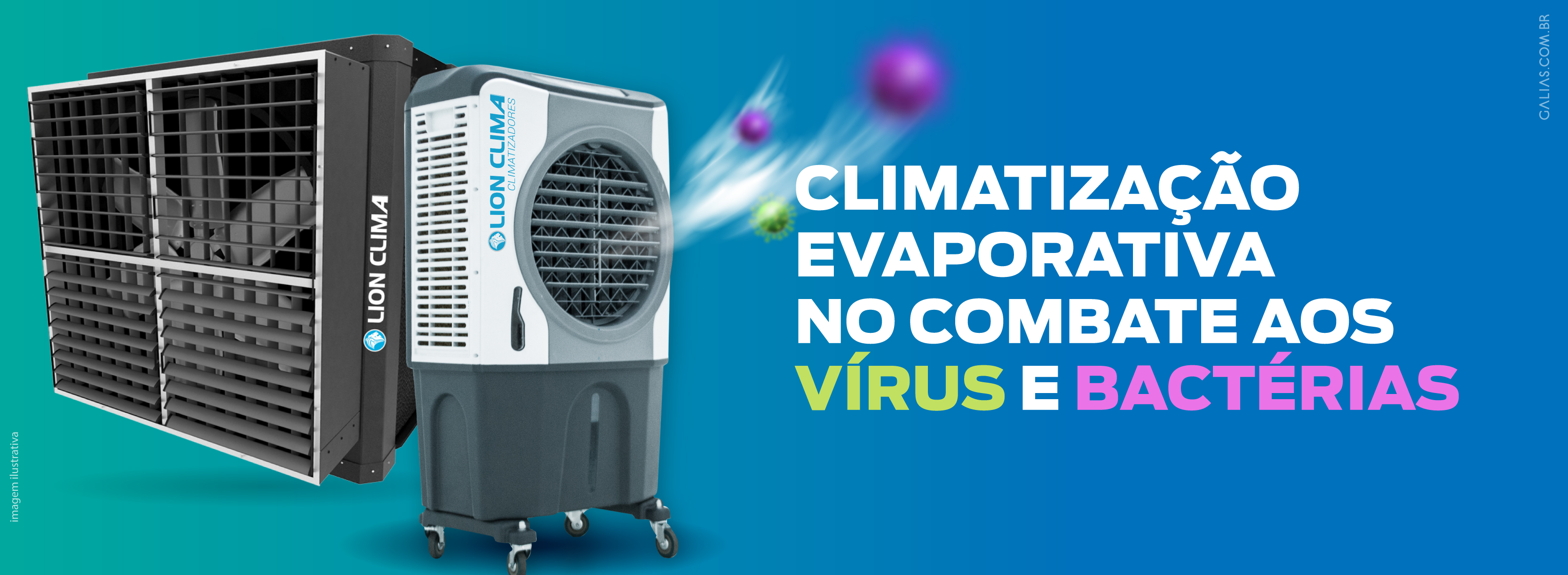 Climatização Evaporativa no combate aos vírus e bactérias